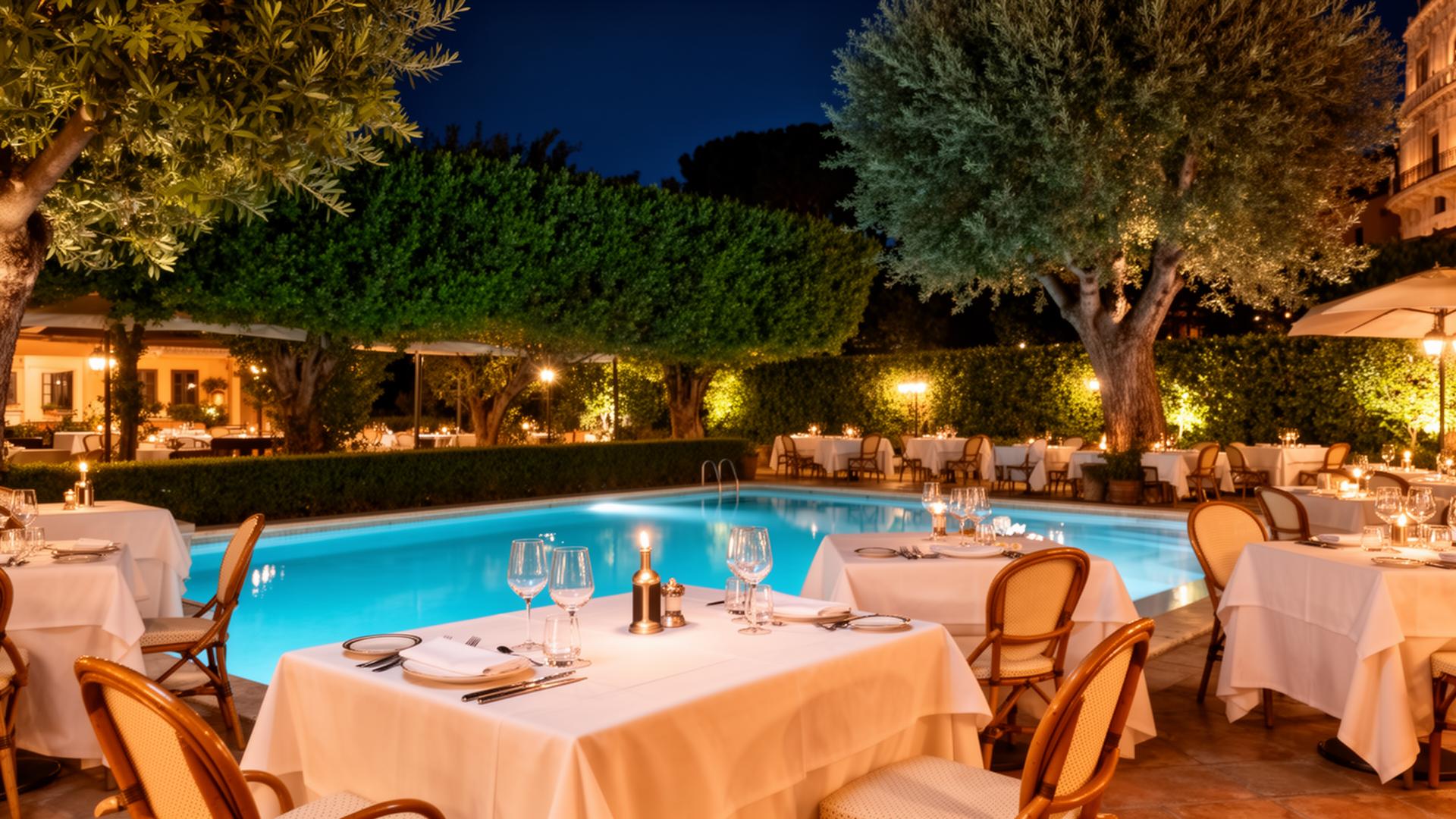 NC Blu Roma — ristorante bordo piscina e music club a Saxa Rubra
